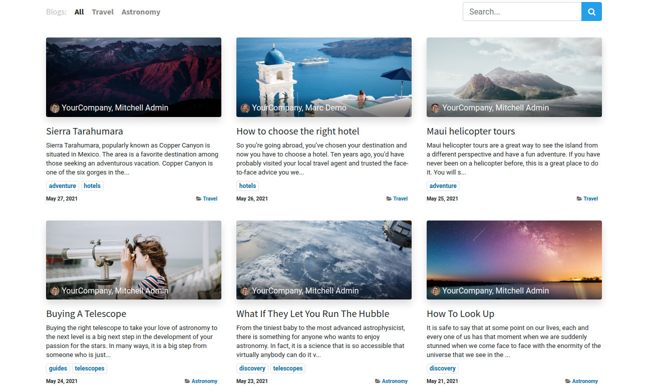 Blogging Framework