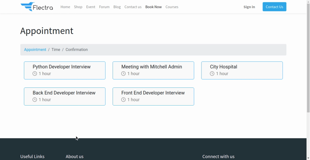 Clients Appointments
